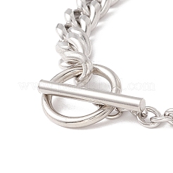 Круглый браслет с подвесками в виде руки-хамсы и сглаза с цепочкой из нержавеющей стали 304 для женщин STAS-P304-17P