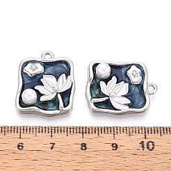 Crémaillère placage pendentifs en émail d'alliage&nbsp;ENAM-N065-07P