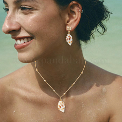 70 шт. подвески в виде натуральной спиральной ракушки из медной проволоки&nbsp;PALLOY-FH00100