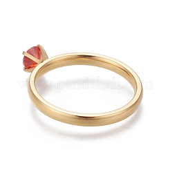 Кольца для пальцев из нержавеющей стали 304 с вакуумным покрытием PVD RJEW-L099-G