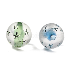 Прозрачные акриловые бусины OACR-H054-05