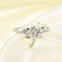 Кольца-манжеты из нержавеющей стали 304 с кристаллами и стразами для женщин&nbsp;RJEW-G338-02P