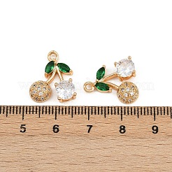 Colgante micropavé cubic zirconia de latón&nbsp;KK-C115-03A-02G
