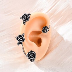 Серьги-манжеты из хирургической нержавеющей стали 316 EJEW-E300-25AS-02