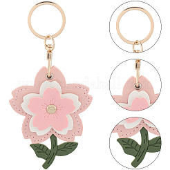 1шт брелок из искусственной кожи pu&nbsp;KEYC-SP0001-44A