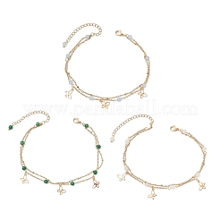 Fußkettchen aus Gliederkette aus Edelstahl 304&nbsp;AJEW-AN00705