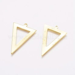 Pendentifs de placage en laiton&nbsp;KK-D530-05G