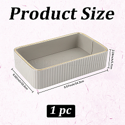 Ящики для хранения из искусственной кожи без крышки&nbsp;AJEW-WH20068-003B