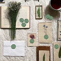 50шт. клейкие восковые наклейки DIY-CA0006-13D