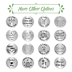 1 шт. памятные монеты из нержавеющей стали 304 AJEW-CN0001-43J