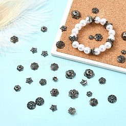 200 шт. 10 стиля колпачков из цинкового сплава&nbsp;FIND-CJ0004-70