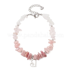 Braccialetto di perline di pietre preziose miste naturali&nbsp;BJEW-JB12976-03