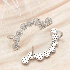 Серьги-гвоздики из циркония&nbsp;EJEW-M077-17P