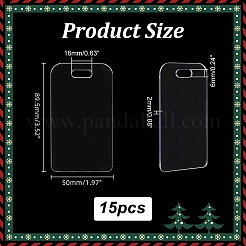 Прозрачные акриловые большие подвески DIY-GA0005-66