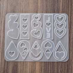 Серьги-серьги-подвески своими руками в силиконовой форме&nbsp;LS-DIY-Q033-06A