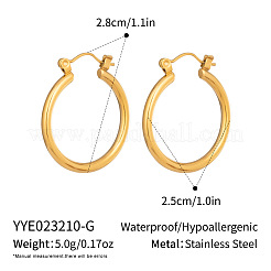 Creolen aus 304er Edelstahl für Damen&nbsp;HD7131-1