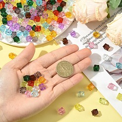 360шт 12 цвета прозрачные акриловые бусины&nbsp;TACR-YW0003-41