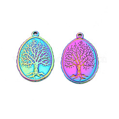 Pendentifs en acier inoxydable avec placage ionique (IP) 201&nbsp;STAS-T063-188M