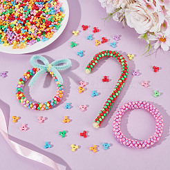 2856 шт. Непрозрачные акриловые бусины FIND-NB0005-51A