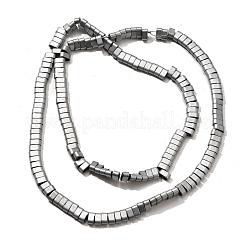 2-Loch galvanisierte synthetische nicht magnetische Hämatitperlenstränge&nbsp;G-L613-A01-01B