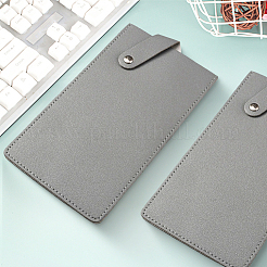 合成皮革の包丁・はさみケース  長方形  グレー  220x115x8mm&nbsp;AJEW-WH20033-063G