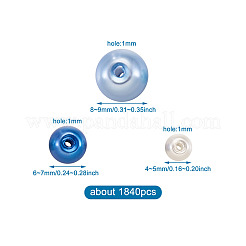 12 нитка 12 стиля перламутровые стеклянные круглые бусины с покрытием&nbsp;HY-CW0001-02