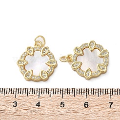 Латунные микро проложить кубического циркония подвески&nbsp;KK-U070-17C-G