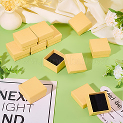 12 шт. квадратные картонные подарочные коробки для сережек&nbsp;AJEW-TA0001-78