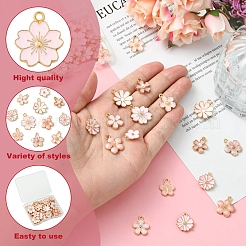 40шт 10 стиля сплава эмалевые подвески&nbsp;ENAM-FS0002-33