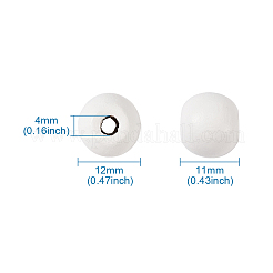 Крашеные натуральные деревянные бусины WOOD-TA0001-19-A