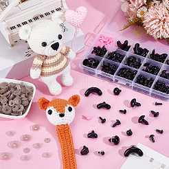 Наборы для самостоятельного изготовления кукольных глаз и носа&nbsp;DIY-WH0888-851B