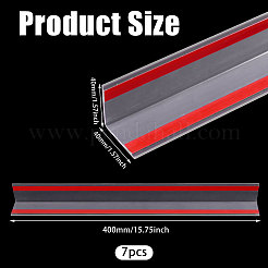 粘着式PVCコーナープロテクターストリップ  家具と壁用の透明なエッジガード  透明  400x40x40mm&nbsp;DIY-WH0899-990