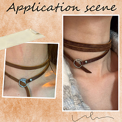 Браслеты из воловьей кожи для мужчин и женщин&nbsp;BJEW-WH20002-12A