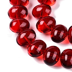 Прозрачные стеклянные бусины гальваническим пряди&nbsp;EGLA-N012-06A