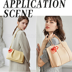 30шт прозрачные акриловые подвески&nbsp;OACR-SP0001-88