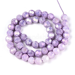 Антикоррозийные гальванические стеклянные бусины EGLA-T021-8mm-15-08