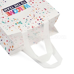 Печатные нетканые многоразовые складные подарочные пакеты для винных бутылок с ручкой ABAG-C012-04A