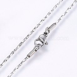 Не тускнеющие цепочки из нержавеющей стали 304 Boston Link NJEW-F221-10P-B