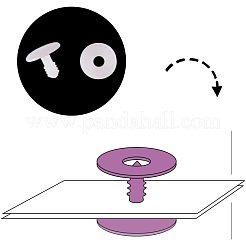 Пластиковые кукольные суставы DIY-PH0025-85-WH