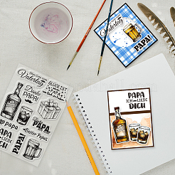 Прозрачные штампы из ПВХ с летней тематикой DIY-WH0631-0069