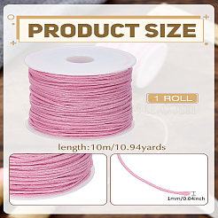 1 rouleau de cordons en fil de coton ciré&nbsp;YC-LP0001-01G