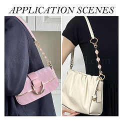 5 шт. сплав розовая эмалированная оболочка звеньевая цепь удлинитель сумки&nbsp;HJEW-TAC0103