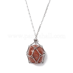 Не тускнеющий мешочек из нержавеющей стали для изготовления ожерелий&nbsp;NJEW-JN04826-02