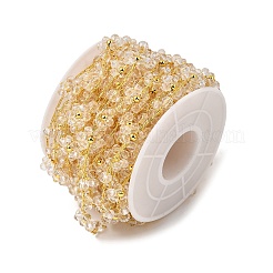 Латунные цепочки с цветочными звеньями CHC-H114-08G-02