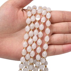 Бусины из натурального радужного лунного камня G-F809-A03-01