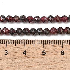 Brins de perles de grenat rouge naturel&nbsp;GG-CBA1497-A04-4mm