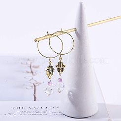 Сплавочные овальные бусины тибетского стиля &nbsp;TIBEB-PH0004-57