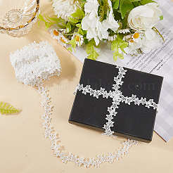 Лента из полиэстерового кружева со звездами&nbsp;OCOR-WH20003-13B