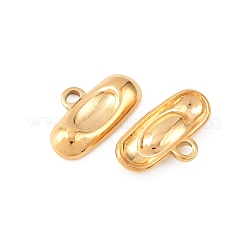 Овальные подвески из нержавеющей стали 304 с кабошонами&nbsp;STAS-D390-21G