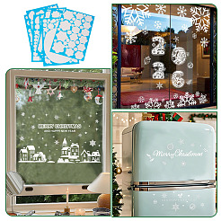 297 x statische Weihnachtsaufkleber aus PVC.&nbsp;DIY-TA0014-49B